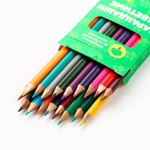 Цветные карандаши, 18 цветов, трехгранные, Щенячий патруль - Simaland фото 3