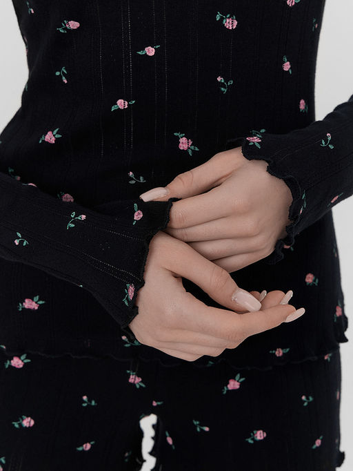 Комплект домашний женский черный