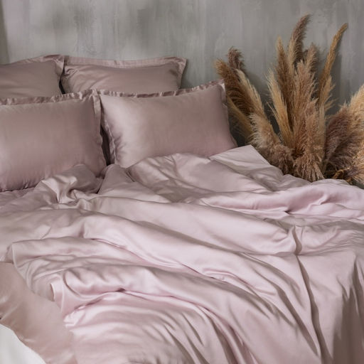 Простыня 1.5 спальная SL Home Tencel, 160×235 см, пудра, тенсель