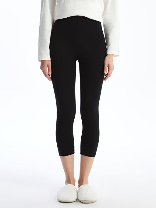 Kad?n Beli Lastikli D?z ??lik Tayt - Waikiki фото 4