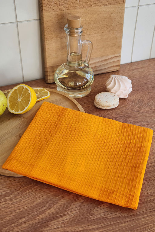 Полотенце вафельн. однотон.  60*45 150г/м2 пакет ТТ