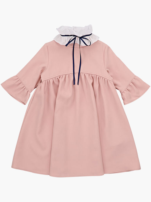 Нарядное платье со сьемным воротником UD 6224 крем-роз - Mini maxi фото 4