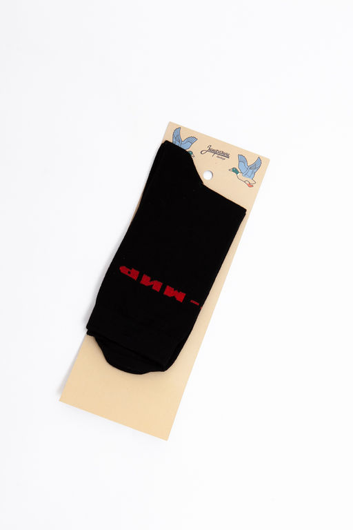 Носки ЗАПОРОЖЕЦ Миру Мир (надпись по кругу) ЧЕРНЫЙ фото 3