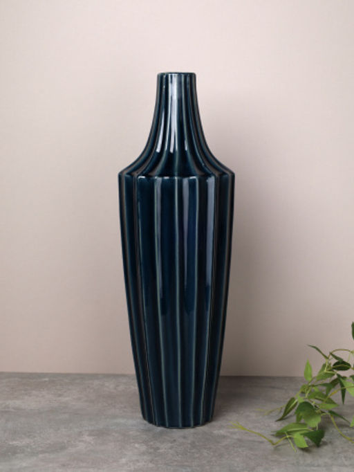 Ваза 50 см синий / WRF-188 /уп 4/в индивидуальной упаковке - Галеонтрейд фото 2