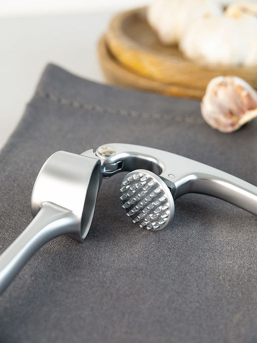 Пресс для чеснока 17х4,3х3,3 серый цинковый сплав / zinc alloy - Denastia фото 4