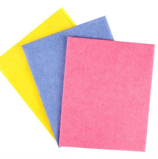 Салфетка кухонная вискозная 30*30/30*38, 3 шт (12621)