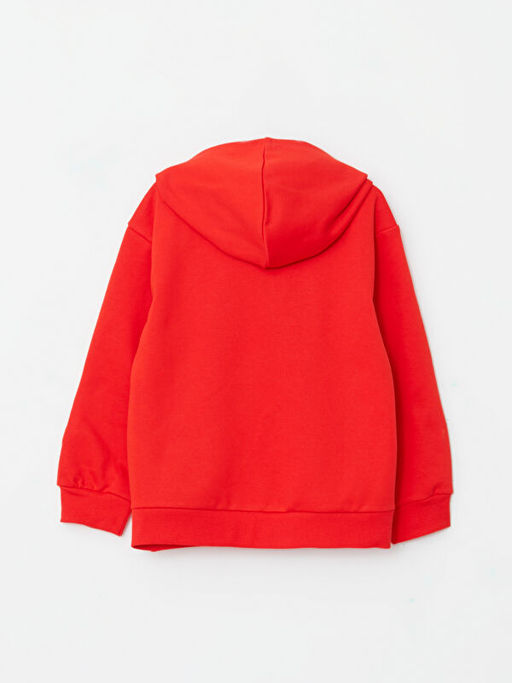 Kap??onlu Minnie Mouse Bask?l? Uzun Kollu K?z ?ocuk Sweatshirt - Waikiki фото 2