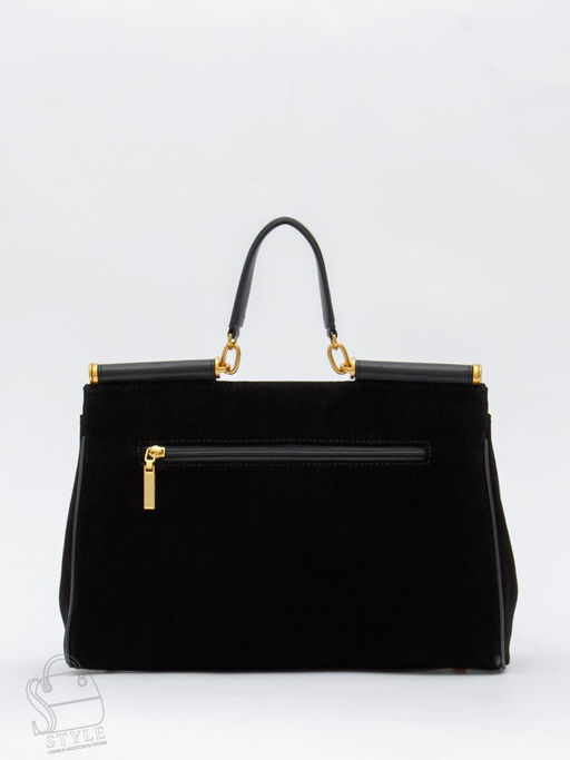 Сумка женская кожаная 1115M black Polina&Eiterou