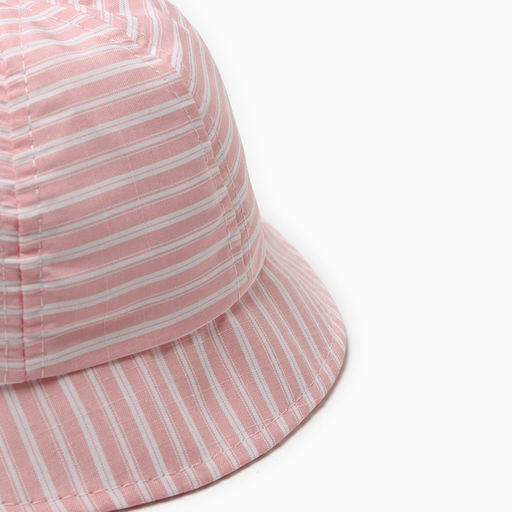 Панама детская MINAKU «Полосатик», размер 46, розовая