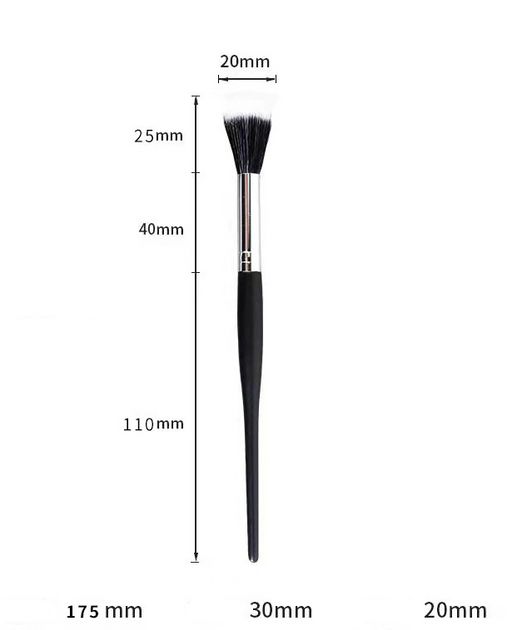 12 - Кисть для пудры и румян    25 мм - 1шт - Julystar фото 7