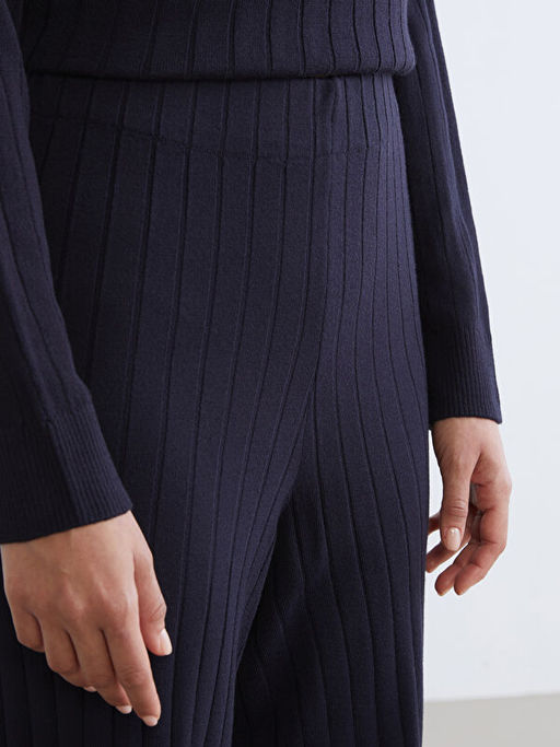 Beli Lastikli Geni? Pa?a Kad?n Triko Pantolon