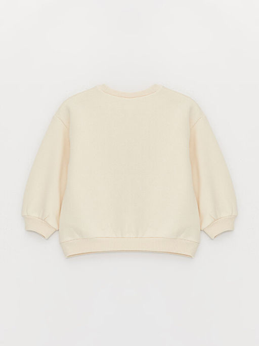 Bisiklet Yaka Bask?l? K?z Bebek Sweatshirt 3l? - Waikiki фото 3