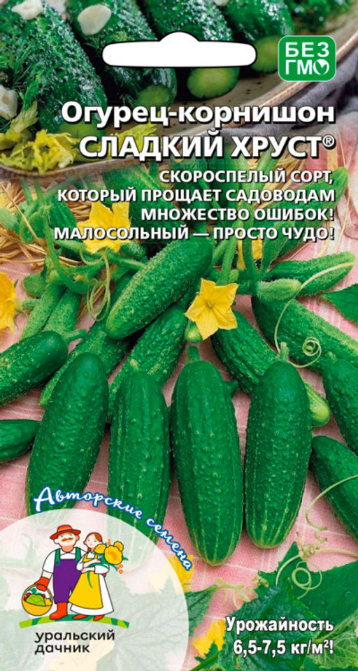 Огурец СЛАДКИЙ ХРУСТ Прощает садоводам множество ошибок! Малосольными просто чудо!