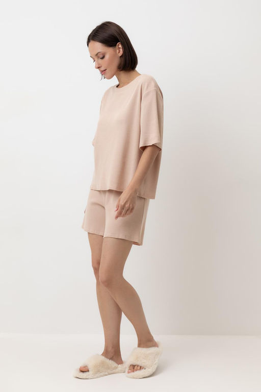 Е 20149/нюдовый беж пижама жен