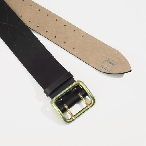 Ремень мужской, ширина 5 см, пряжка металл, цвет чёрный - Simaland фото 2