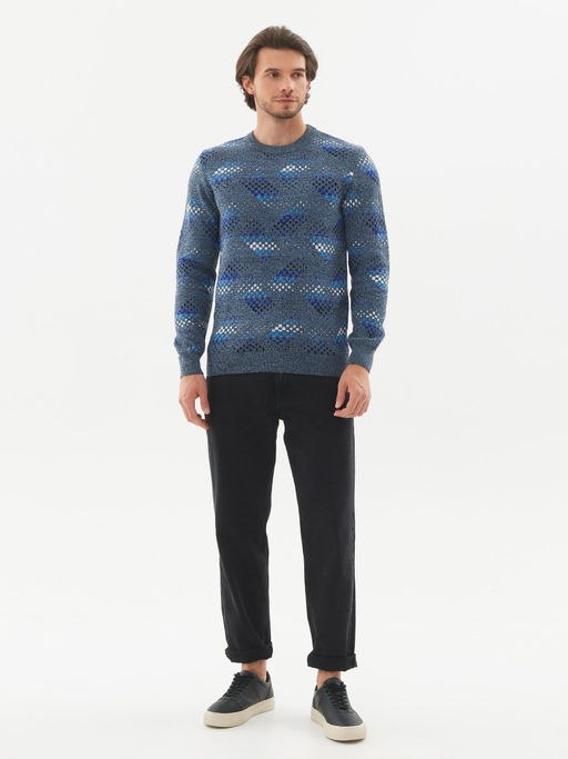 Джемпер 22197 джинс 3 - Стим фото 3