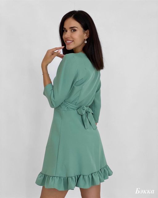 Платье Бэкка (фисташковый) - Nadi bordo фото 3