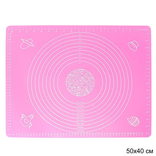 Коврик силикон 40*50 см, арт. GY-633-B/C/F/N/R/S 684189,684192,684188,684190,684191,684187, 684193