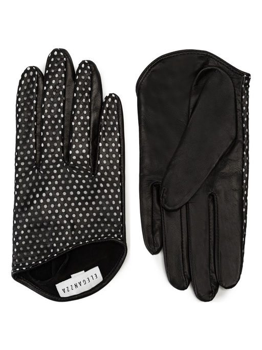 Перчатки женские ш/п IS02200 black/white - Eleganzza фото 2