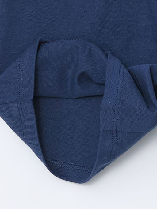 Beli Lastikli Yaz? Bask?l? Erkek ?ocuk ?ort