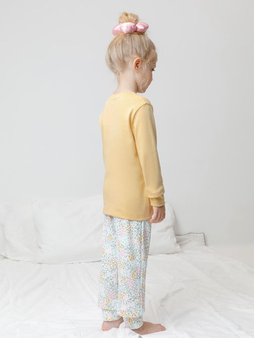 К 1541/светлая мимоза,весенний сад пижама дет