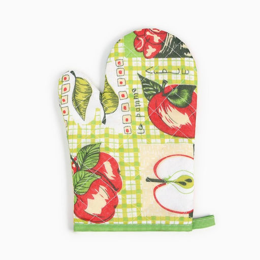Кухонный набор 2 предмета LoveLife: прихватка 15х15см, варежка-прихватка 21х15 см, 100% п/э  фото 2