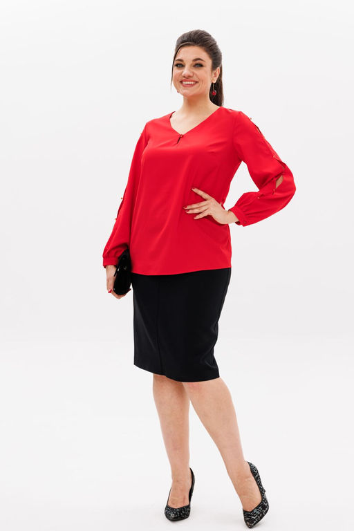 Блуза ANELLI 1377 алая роза