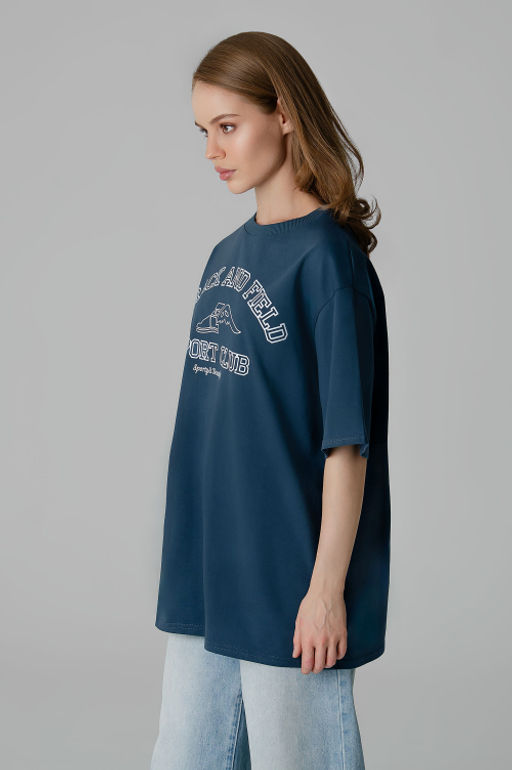 Арт. 3188 Футболка женская оверсайз 42-48 (4 шт) Цвет:изумрудный - Калинка фото 25