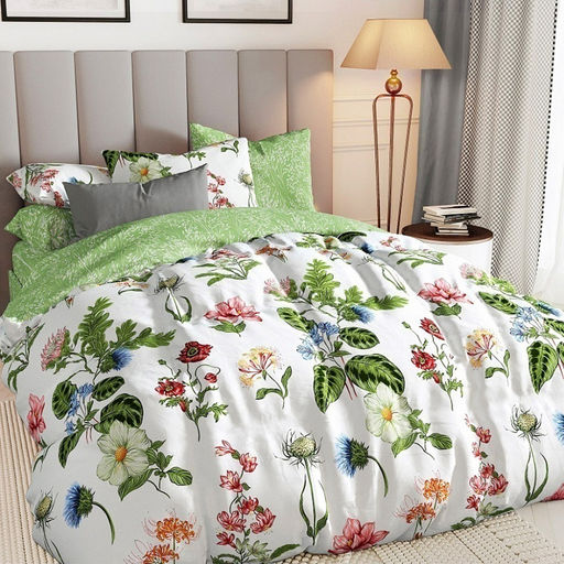 Наволочка 30х30см Флора К, поплин Премиум 115г/м2, хлопок 100%, с клапаном-запахом, упаковка ПП 22х30см, Домашняя мода (Россия) фото 4