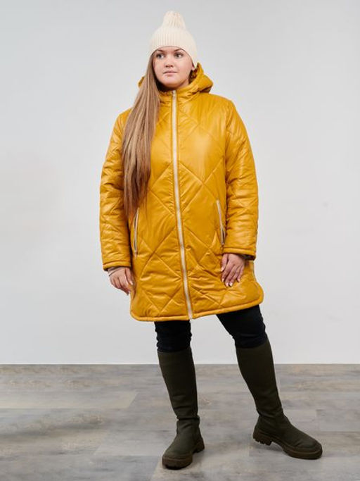 Полупальто Руди горчичный - Yollochka фото 3