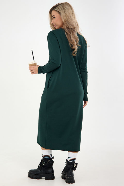 Платье-футер-длинное