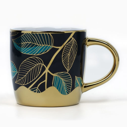 Кружка керамическая «Листья», 300 мл