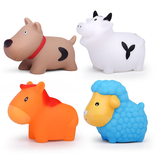 Набор игрушек для ванны "Моя ферма", 4 шт