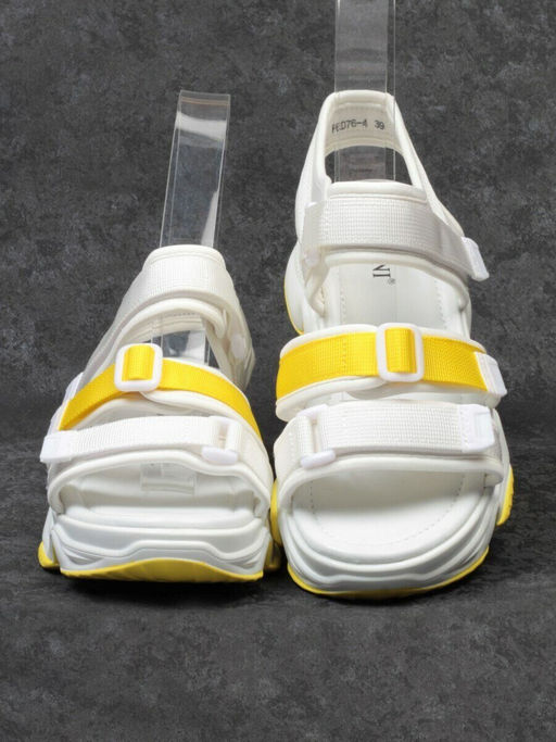 08-PED76-4 WHITE Босоножки (текстиль, стелька натуральная кожа)