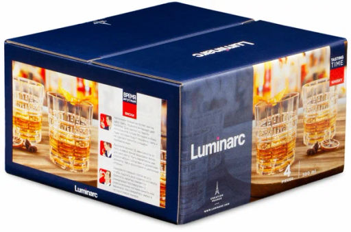 Набор стаканов для виски ДАЛЛАС ВРЕМЯ ДЕГУСТАЦИЙ 4шт 300мл арт.O0121 /Люминарк/ - Luminarc фото 2