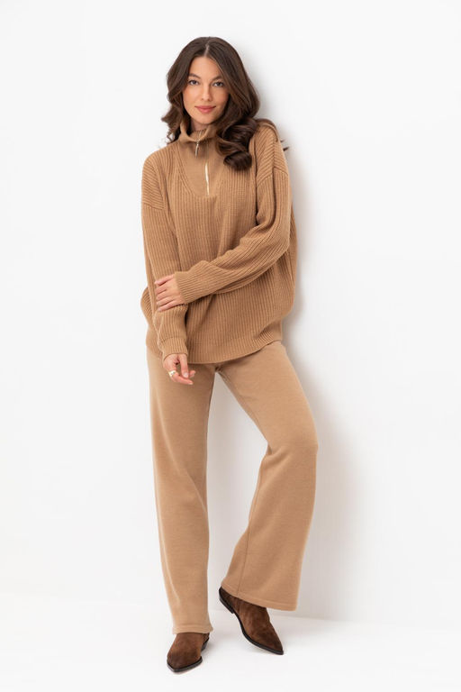 ЕВ 416/24/песочный брюки жен