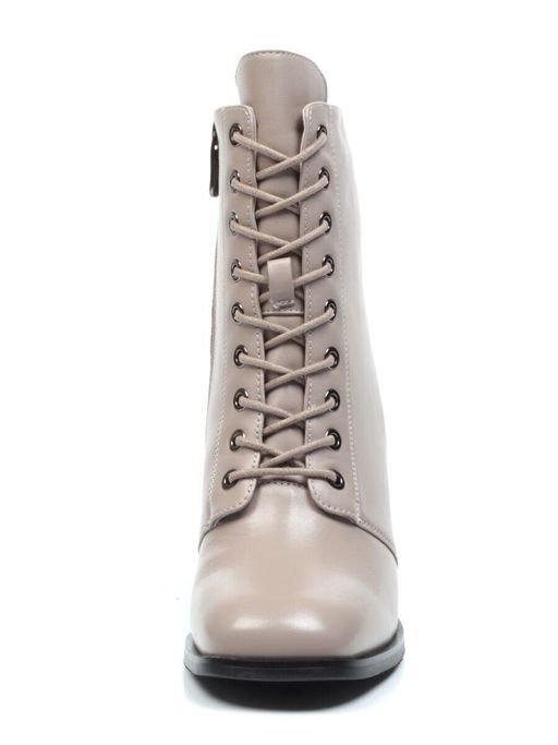 04-E29W-15HK BEIGE Ботинки зимние женские (натуральная кожа, натуральный мех) - Фабричный китай фото 9