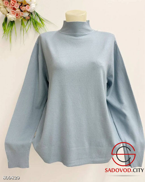 Теплая водолазка однотонная - Bruno фото 2