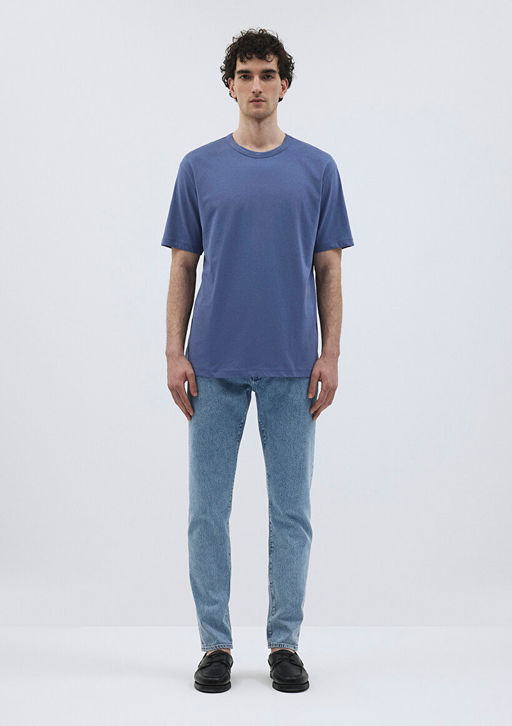 Indigo Mavi Premium Basic Tisort  фото 2