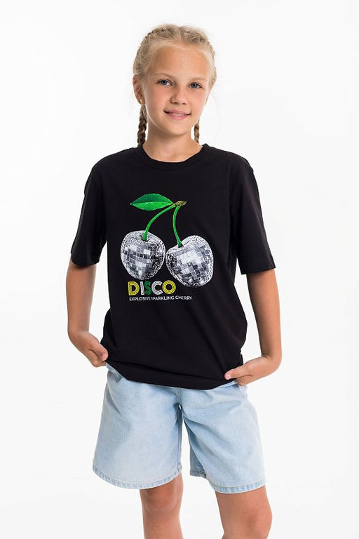 Футболка М225032Па черный