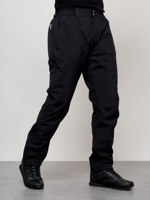 Брюки утепленные зимние спортивные черного цвета - Mtforce фото 3