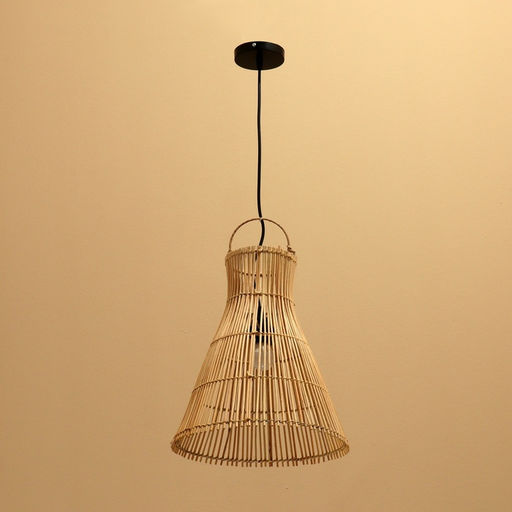 Светильник потолочный из ротанга «Ади», 1×120 Вт, Е27, 30×30×35 см