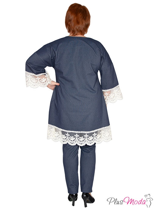 Туника Модель №384 размеры 44-80 - Plusmoda фото 5