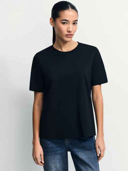 Базовая футболка из хлопка / Zarina