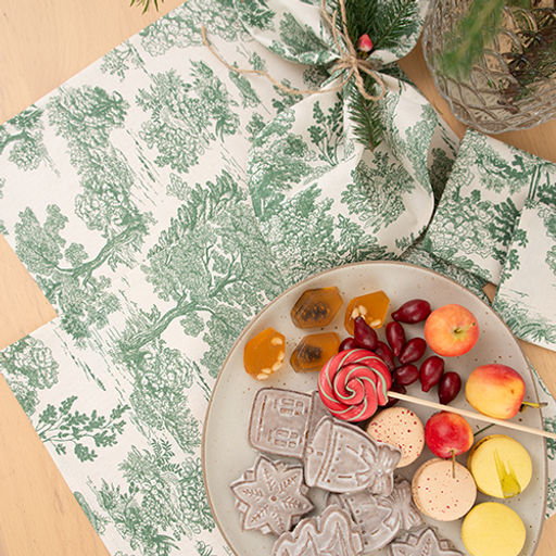 Набор салфеток декоративных 35х35 - 6 шт, саржа Гербариум ВБ 35х35 - Традиция фото 12