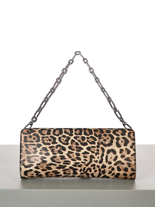 LACCOMA клатч Y2216-2-леопард матовый натуральная кожа полиэстер фото 3