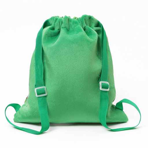 Сумка детская «Пиксели», 35×30 см, зелёная