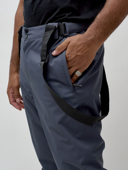 Горнолыжный костюм мужской зимний темно-серого цвета 3710TC - Mtforce фото 29