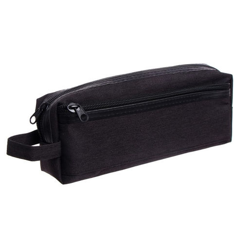 Пенал школьный на молнии Calligrata «Джинс», 2 отделения, МИКС