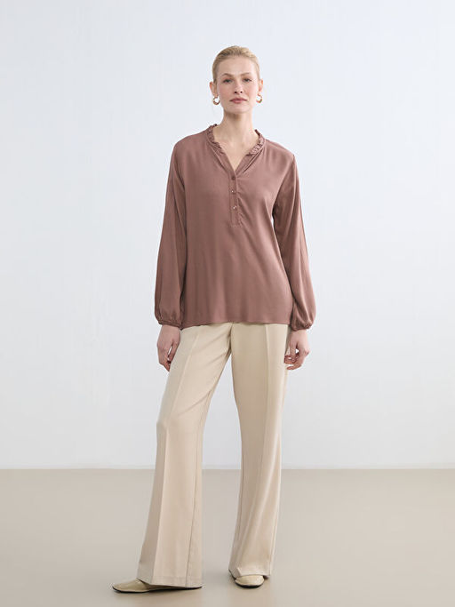 F?rf?rl? Ka??k Yaka Bluz